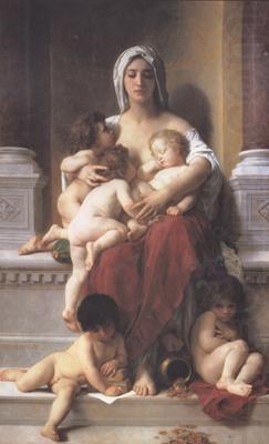 Charity (mk26), Adolphe William Bouguereau